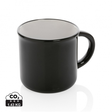 Logo trade promotional merchandise image of: Vintage ceramic mug 280ml