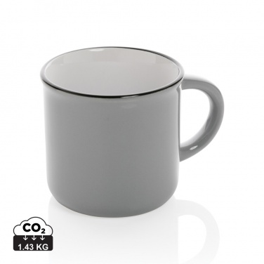 Logo trade promotional giveaways picture of: Vintage ceramic mug 280ml