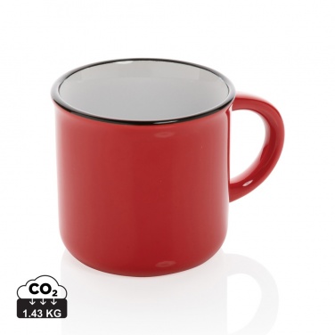 Logo trade promotional gifts image of: Vintage ceramic mug 280ml