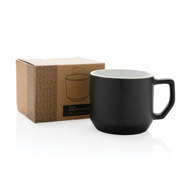 Logo trade corporate gifts picture of: Ceramic modern mug 350ml