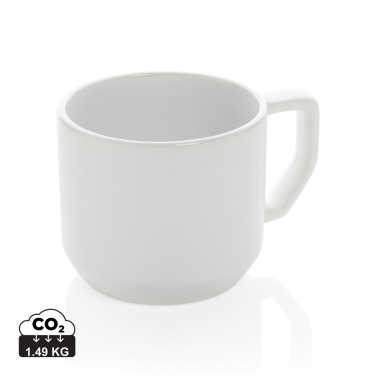 Logo trade promotional giveaway photo of: Ceramic modern mug 350ml