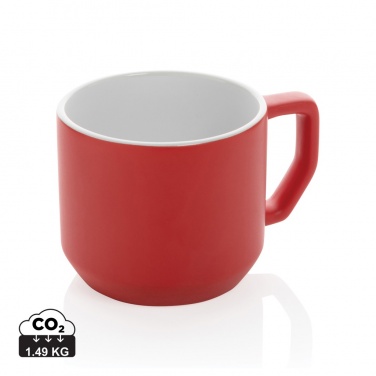 Logotrade advertising product picture of: Ceramic modern mug 350ml