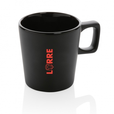 Logo trade business gifts image of: Ceramic modern coffee mug 300ml