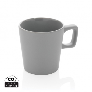 Logotrade promotional product image of: Ceramic modern coffee mug 300ml