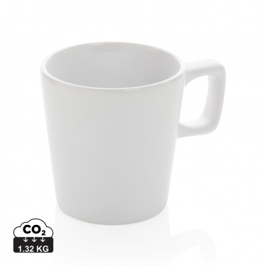 Logo trade business gifts image of: Ceramic modern coffee mug 300ml