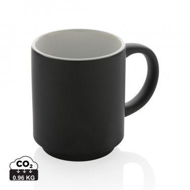 Logo trade business gift photo of: Ceramic stackable mug 180ml