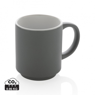 Logo trade promotional giveaways picture of: Ceramic stackable mug 180ml