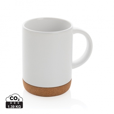 Logotrade promotional product image of: Ceramic mug with cork base 280ml