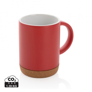 Logotrade business gift image of: Ceramic mug with cork base 280ml