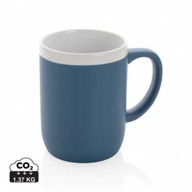 Logo trade promotional gifts picture of: Ceramic mug with white rim 300ml