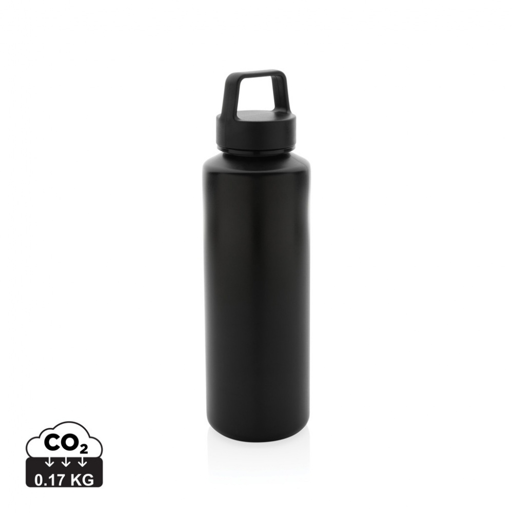 Logotrade promotional products photo of: RCS certified recycled PP water bottle with handle