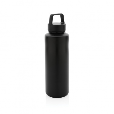 Logo trade promotional gift photo of: RCS certified recycled PP water bottle with handle