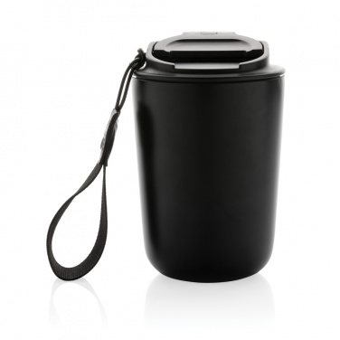 Logo trade promotional product photo of: Cuppa RCS re-steel vacuum tumbler with lanyard