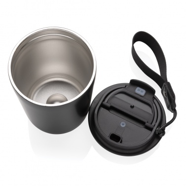 Logotrade advertising product image of: Cuppa RCS re-steel vacuum tumbler with lanyard