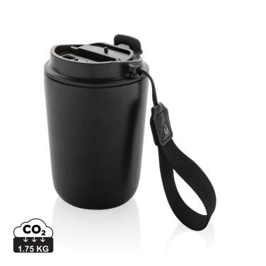 Logotrade promotional product image of: Cuppa RCS re-steel vacuum tumbler with lanyard