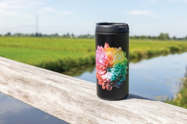 Logo trade promotional products image of: Metro RCS Recycled stainless steel tumbler