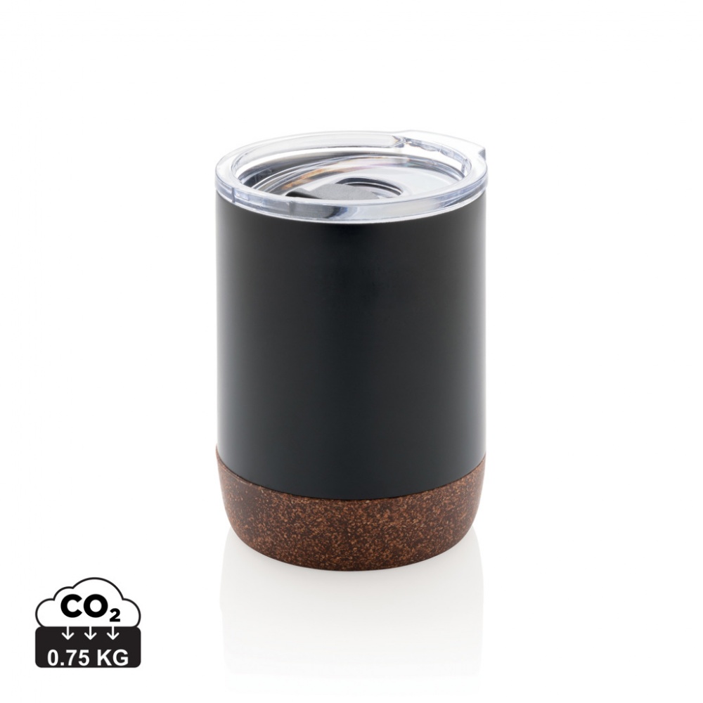 Logotrade promotional item picture of: RCS Re-steel cork small vacuum coffee mug