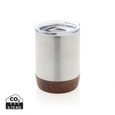 Logo trade promotional items picture of: RCS Re-steel cork small vacuum coffee mug