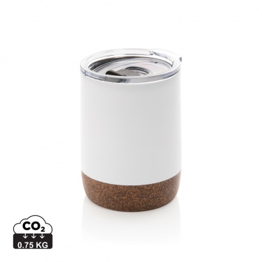 Logotrade promotional merchandise image of: RCS Re-steel cork small vacuum coffee mug