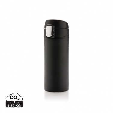 Logotrade promotional item image of: RCS Recycled stainless steel easy lock vacuum mug