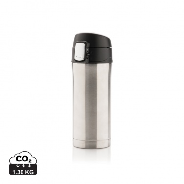 Logotrade promotional products photo of: RCS Recycled stainless steel easy lock vacuum mug