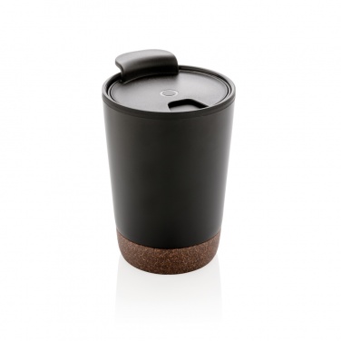 Logo trade promotional gift photo of: GRS RPP stainless steel cork coffee tumbler