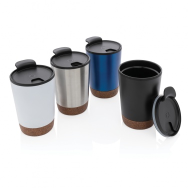 Logotrade promotional gift picture of: GRS RPP stainless steel cork coffee tumbler