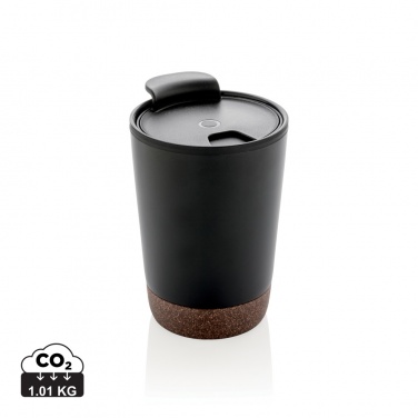 Logotrade promotional merchandise picture of: GRS RPP stainless steel cork coffee tumbler