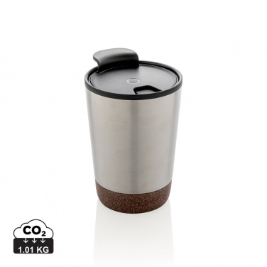 Logotrade promotional merchandise photo of: GRS RPP stainless steel cork coffee tumbler