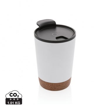 Logotrade promotional giveaway image of: GRS RPP stainless steel cork coffee tumbler