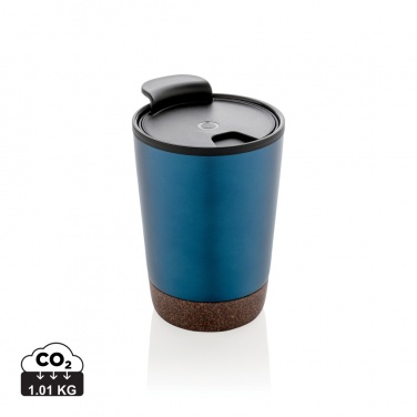 Logo trade corporate gifts picture of: GRS RPP stainless steel cork coffee tumbler