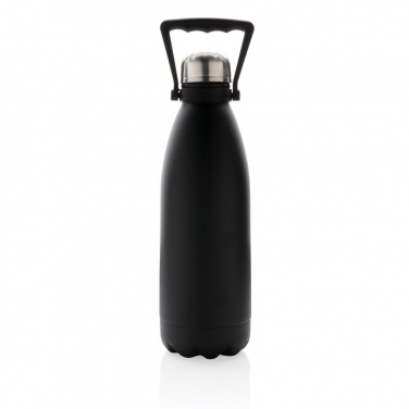 Logotrade promotional gift image of: RCS Recycled stainless steel large vacuum bottle 1.5L