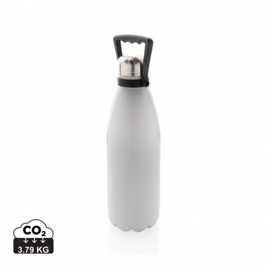 Logo trade corporate gift photo of: RCS Recycled stainless steel large vacuum bottle 1.5L