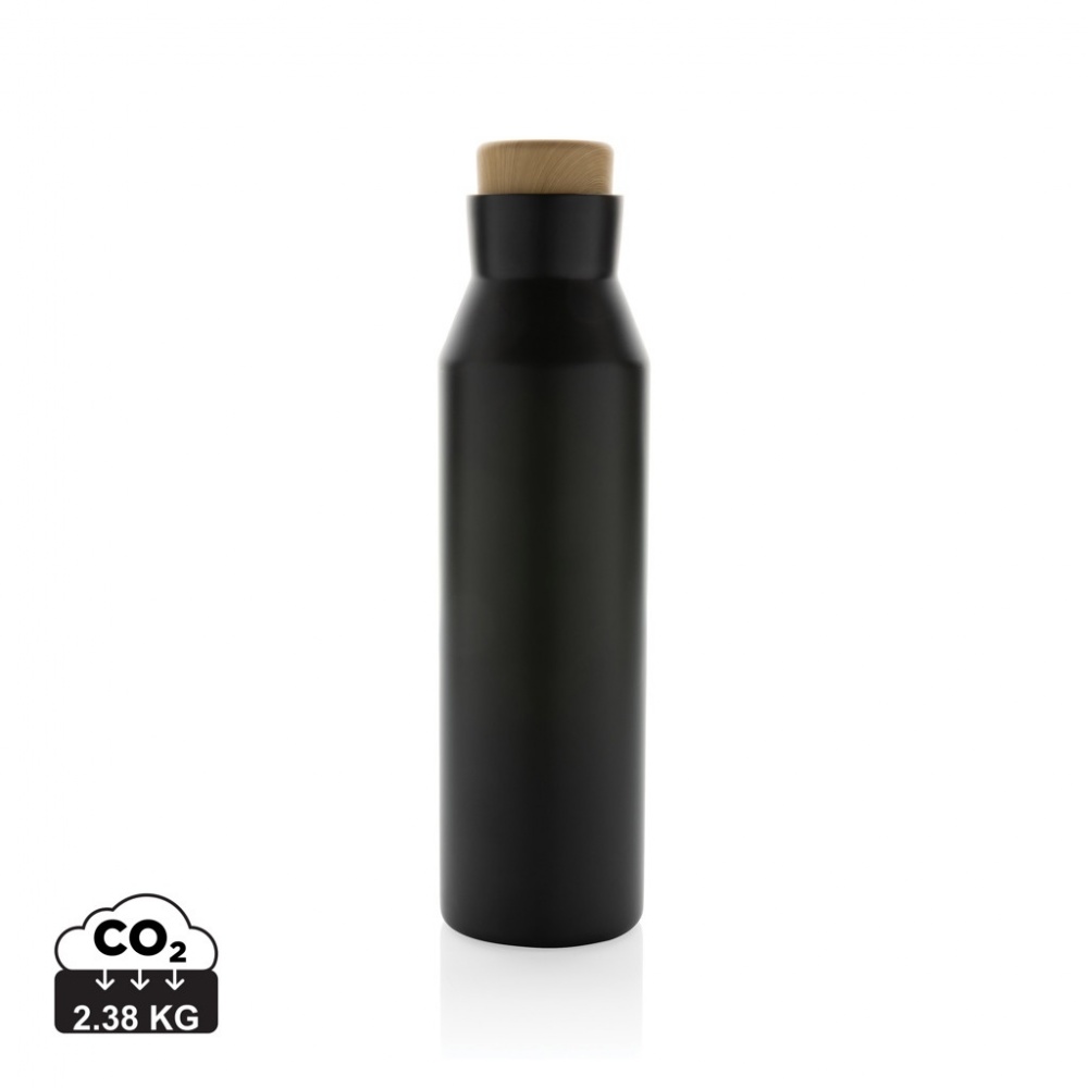 Logotrade business gift image of: Gaia RCS certified recycled stainless steel vacuum bottle