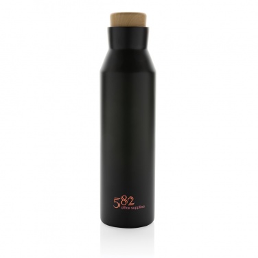 Logo trade promotional items picture of: Gaia RCS certified recycled stainless steel vacuum bottle