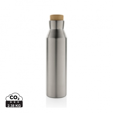 Logo trade business gifts image of: Gaia RCS certified recycled stainless steel vacuum bottle