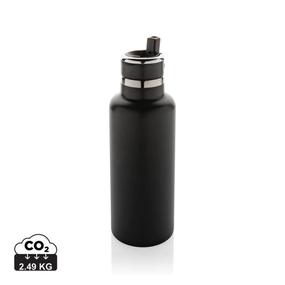 Logotrade promotional gift image of: Hydro RCS recycled stainless steel vacuum bottle with spout