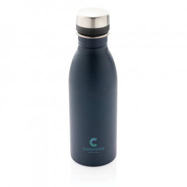 Logo trade promotional product photo of: RCS Recycled stainless steel deluxe water bottle