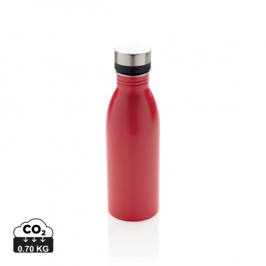 Logo trade promotional product photo of: RCS Recycled stainless steel deluxe water bottle