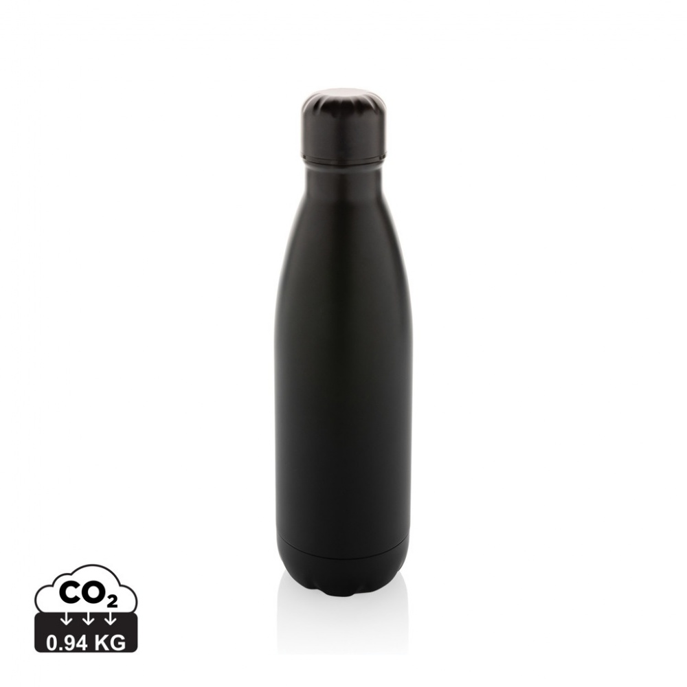 Logo trade promotional gifts picture of: Eureka RCS certified re-steel single wall water bottle