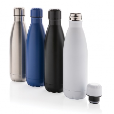 Logotrade promotional gift picture of: Eureka RCS certified re-steel single wall water bottle