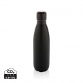 Eureka RCS certified re-steel single wall water bottle, black