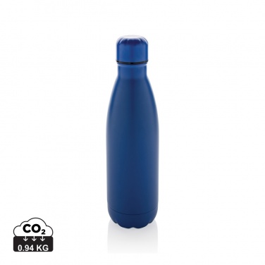 Logo trade promotional products image of: Eureka RCS certified re-steel single wall water bottle