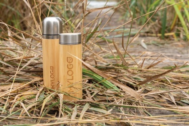 Logotrade corporate gift picture of: Leak proof bamboo vacuum bottle