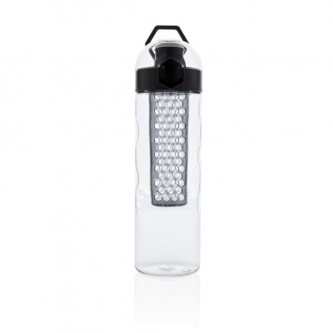 Logo trade business gifts image of: Honeycomb lockable leak proof infuser bottle