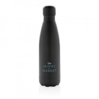 Logotrade promotional product picture of: Solid colour vacuum stainless steel bottle 500 ml