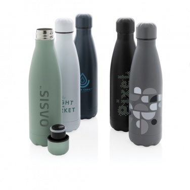 Logotrade promotional products photo of: Solid colour vacuum stainless steel bottle 500 ml