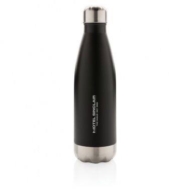 Logo trade promotional gifts image of: Vacuum insulated stainless steel bottle