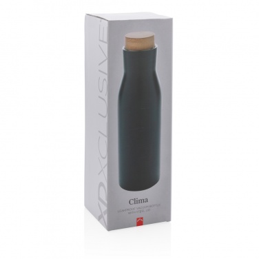 Logotrade promotional item image of: Clima leakproof vacuum bottle with steel lid