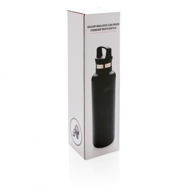 Logotrade promotional merchandise image of: Vacuum insulated leak proof standard mouth bottle